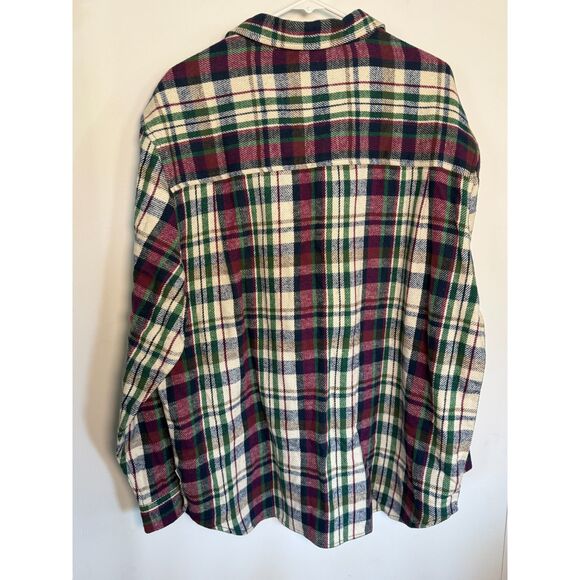 Millet Element Flannel Plaid Shirt Men's sz XL NEW Heavyweight warm - Picture 5 of 8